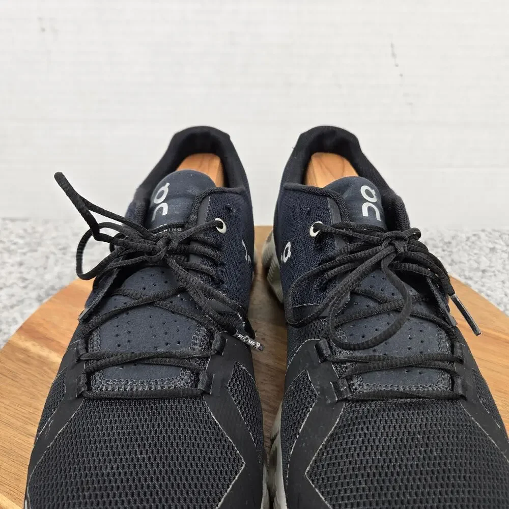 On Running Mens 11 Cloud 5 Black White Daily Casual Athletic Gym Running Shoe